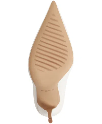 Aldo Stasya Pointed Toe Pump In White