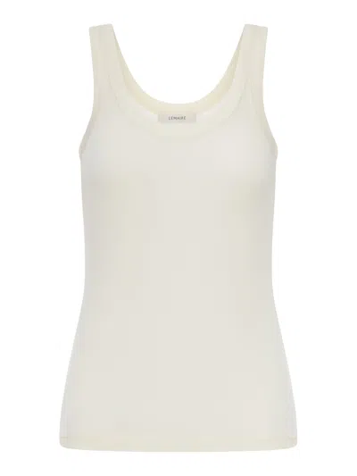 Lemaire Seamless Sleeveless Top In Yellow