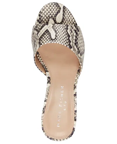 Marc Fisher Ltd Finny Slide Sandal In Animal Print