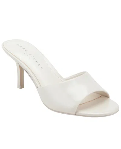 Marc Fisher Ltd Finny Slide Sandal In White