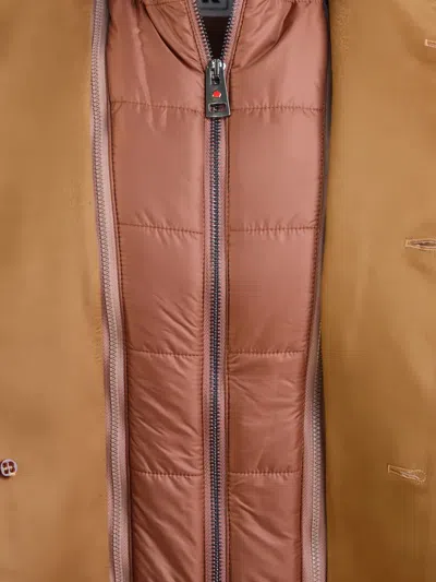 Kiton Tipas Coat In Brown