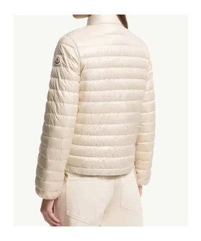 Moncler Azalee Short Down Jacket In Neutral