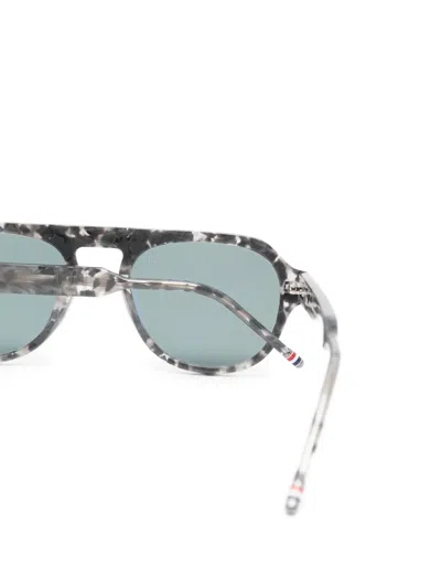 Thom Browne Patterned Sunglasses In Multi