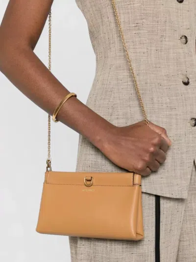 Etro Chain Strap Rectangular Crossbody Mini Bag In Brown