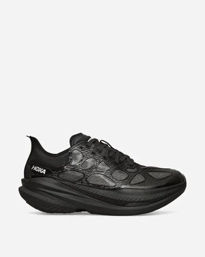 Hoka One One Mach X Caged Sneakers In Black