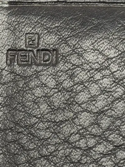 Pre-owned Fendi 2011 Zucca Wallet In Black