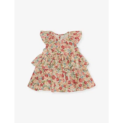 Konges Slojd Tango Bella Frilled Cotton D In Multi