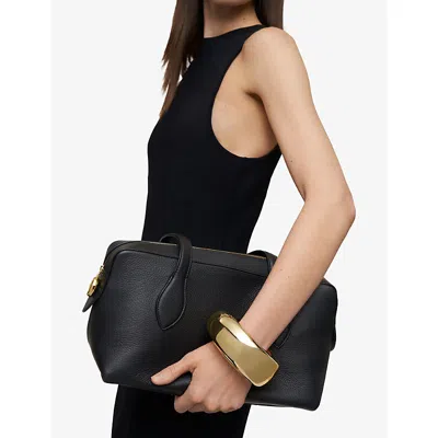 Joseph Womens Gilded Gold Bean Gold-toned Metal Bangl In Gold