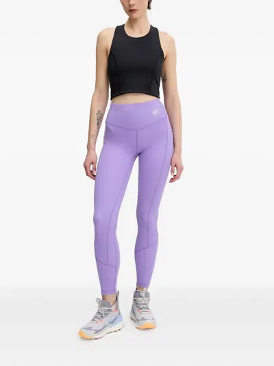 Mammut Massone High-waisted Leggins In Purple