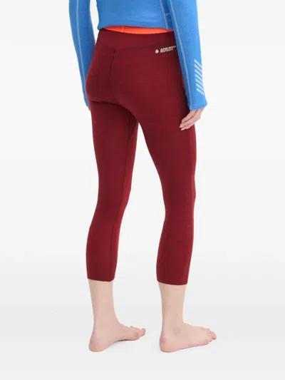 Salewa Logo-detail Leggings In Red
