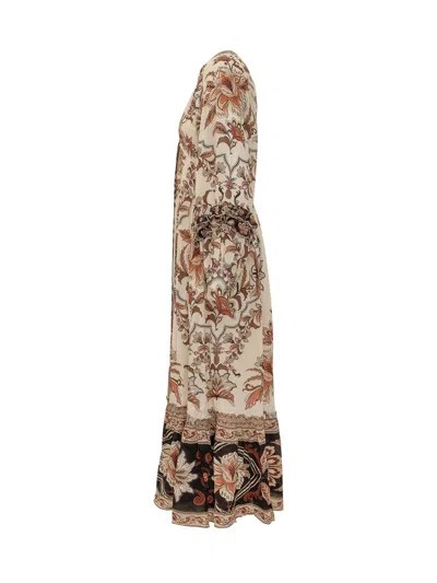 Farm Rio V-neck Dress In Multi