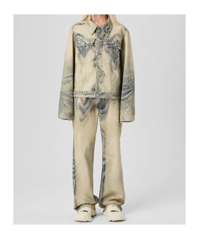 Camperlab Distorted Print Jeans In Multi