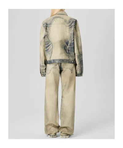 Camperlab Distorted Print Jeans In Multi