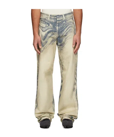 Camperlab Distorted Print Jeans In Multi