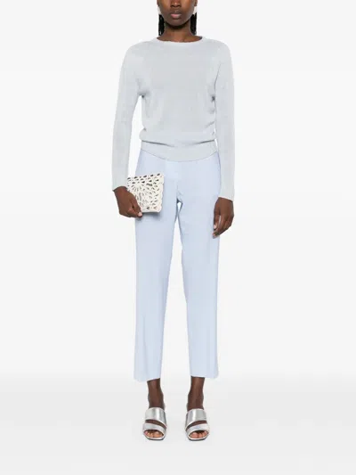 Fabiana Filippi Crew-neck Sweater In Gray