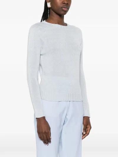 Fabiana Filippi Crew-neck Sweater In Gray