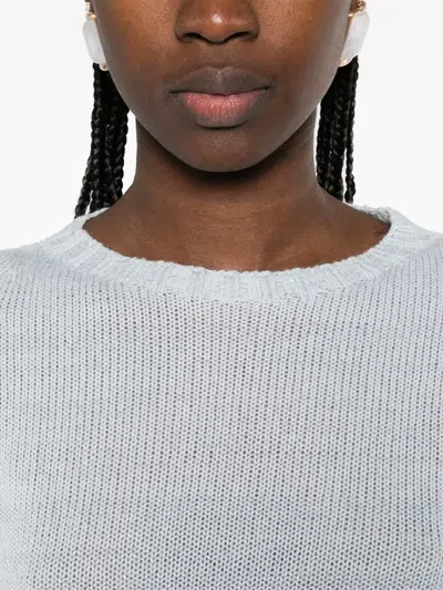 Fabiana Filippi Crew-neck Sweater In Gray