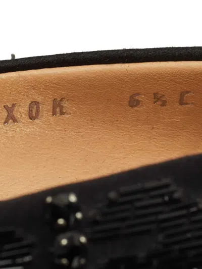 Pre-owned Ferragamo 晶饰高跟鞋 In Black