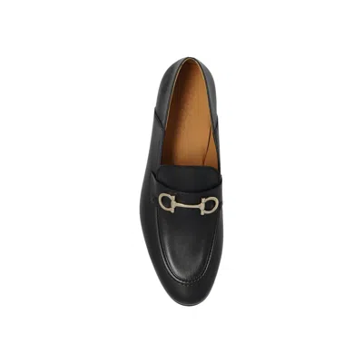 Ferragamo Salvatore  Gin Leather Loafers In Black