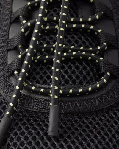 Prada Speedrock Leather And Mesh Fabric Sneakers Shoes In Black