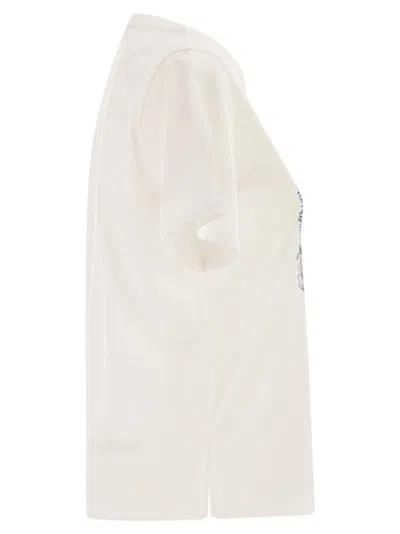 Weekend Max Mara Short-sleeved T-shirt In White