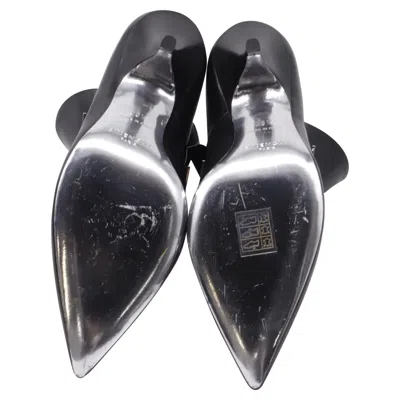 Pre-owned Givenchy Embellished Pointed Ankle Boots In Black
