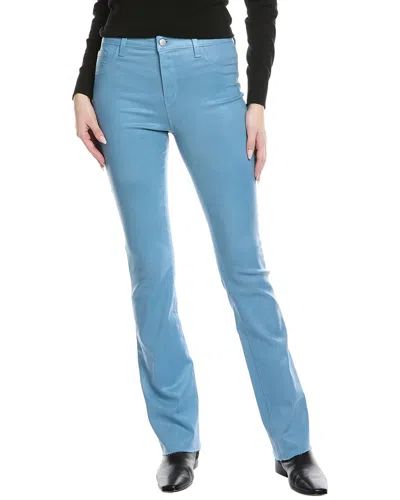 L'agence Ruth High-rise Straight Raw Hem Jean In Blue