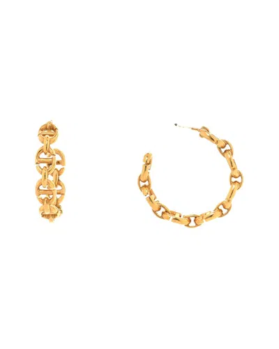 Dior Hoop Earrings (authentic Pre-loved) In Gold