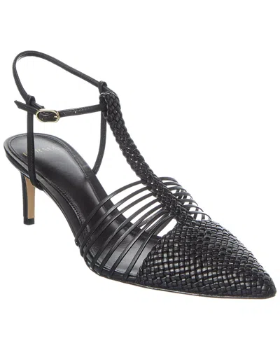 Alexandre Birman Nessa 60 Woven Leather Sandal In Black