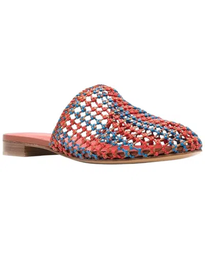 Ferragamo Ellas Leather Flat In Multi