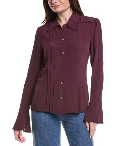 Free People Melrose Top In Burgundy