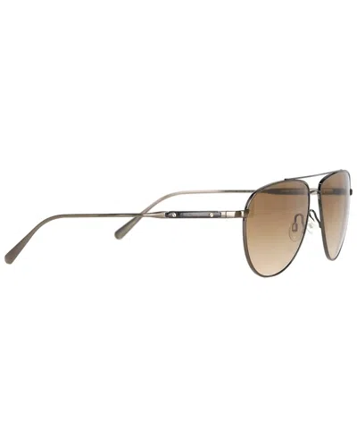 Brunello Cucinelli Oliver Peoples Aviator-style Sunglasses (authentic Pre-loved) In Metallic