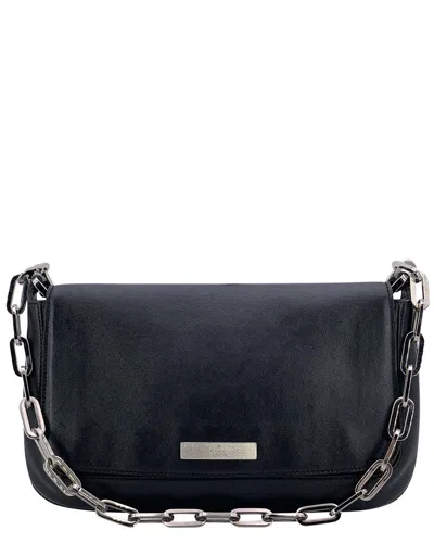 Gucci Leather Shoulder Bag (authentic Pre-loved) In Black