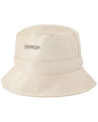 Jacquemus Gadjo Bucket Hat (authentic Pre-loved) In Neutral