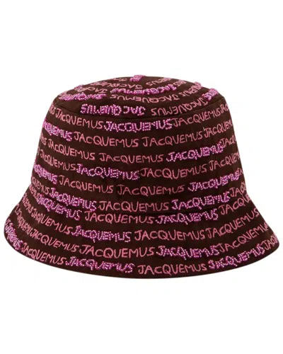 Jacquemus Bordado Bucket Hat (authentic Pre-loved) In Multi