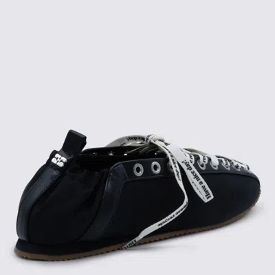 Ganni Alexander Mcqueen White Leather Sneakers With White Leather Heel