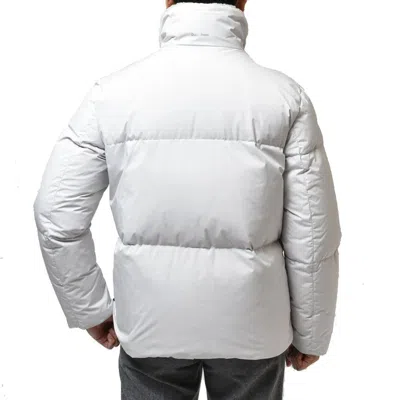 Herno Gray Polyester Coat In White