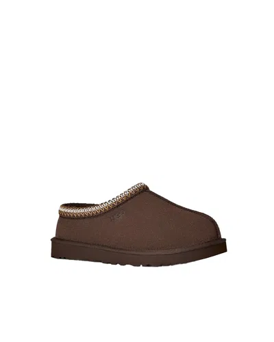 Ugg Tasman Cocoa-coloured Eather Slip-ons In Brown