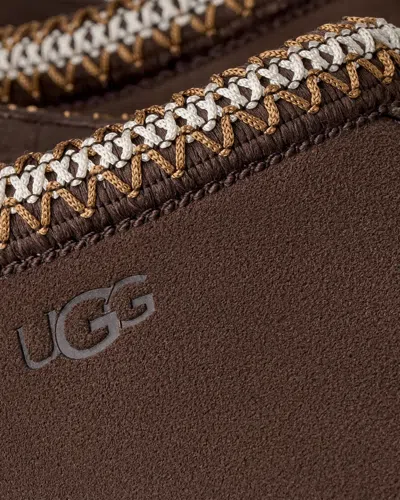 Ugg Tasman Cocoa-coloured Eather Slip-ons In Brown