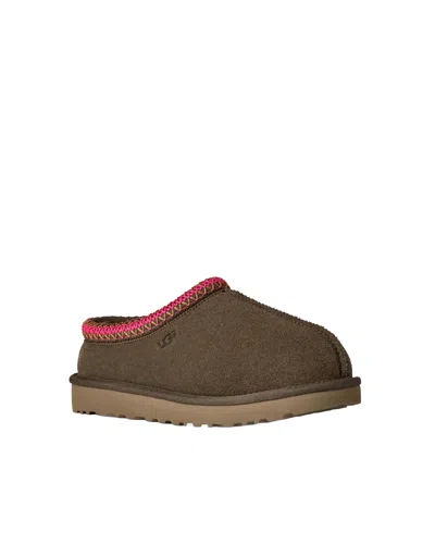 Ugg Low-profile Clog With Braid And Shearling Lining In Brown