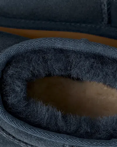 Ugg Dark Indigo Solid Slip On Boots In Blue