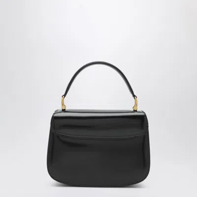 Ami Alexandre Mattiussi Black Handbag With Adc Patch On The Front And Adjustable And Removable Shoulder Strap In Leather Wom