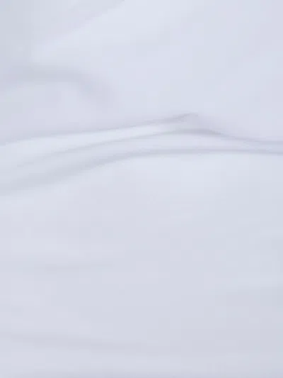Ann Demeulemeester White Drop Shoulder Top In White