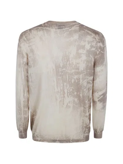 Avant Toi Patterned Sweater In Brown