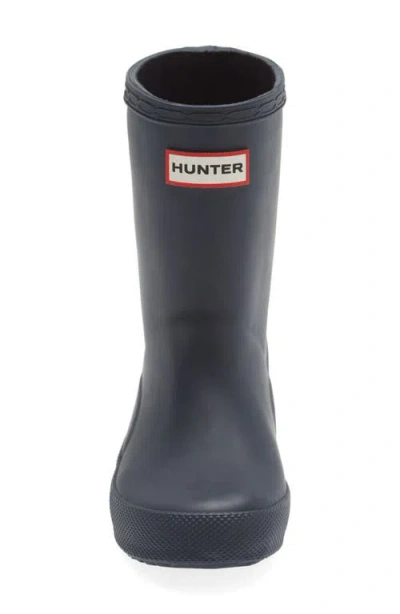 Hunter Little Kids Insulated Rain Boots 3 Black In Animal Print