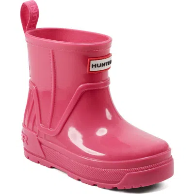 Hunter Big Kids Grace Waterproof Rain Boots 4 Dark Pink
