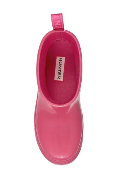 Hunter Big Kids Grace Waterproof Rain Boots 4 Dark Pink