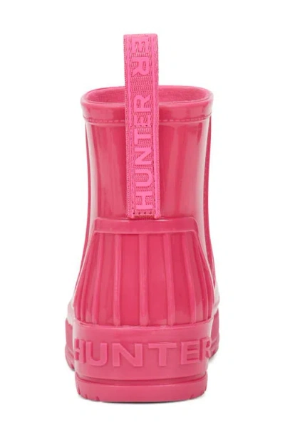 Hunter Big Kids Grace Waterproof Rain Boots 4 Dark Pink