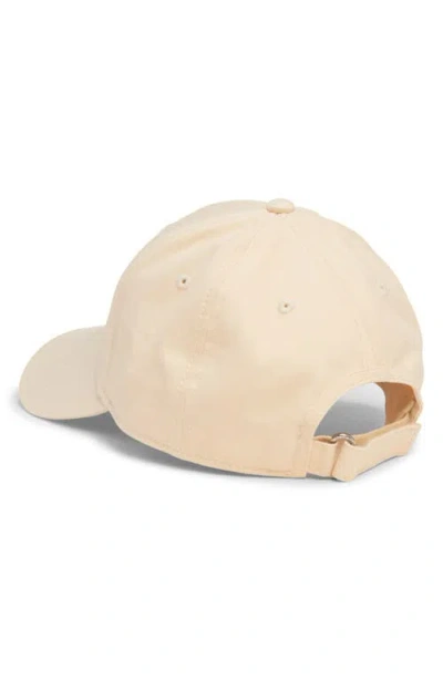 Moncler Structured Cotton Baseball Cap With Adjustable Fit In Neutral