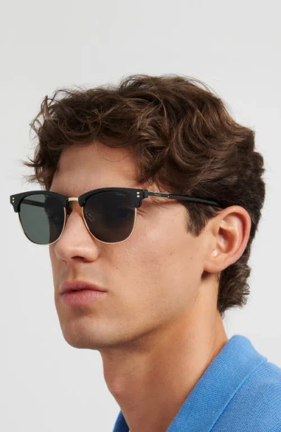 Polaroid 53mm Polarized Rectangular Sunglasses In Green